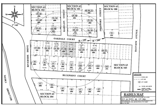 Town Of Hempstead Radius Maps Long Island Expeditors